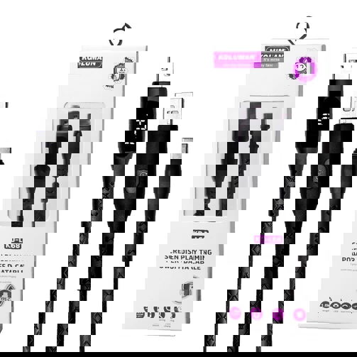 کابل تبدیل USB به microUSB کلومن مدل KD-L68 طول 1 متر